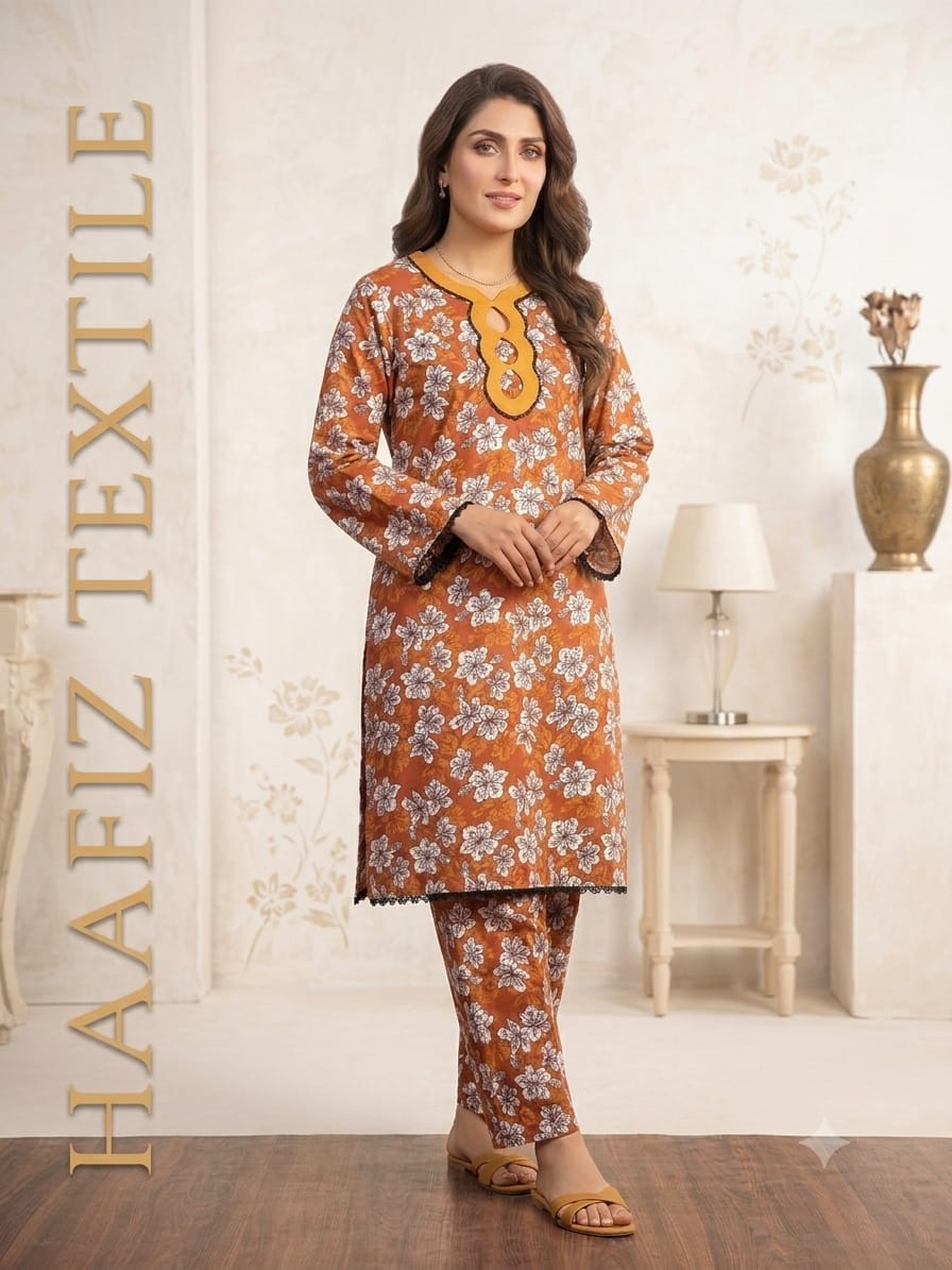 ✨ Hafiz Textile 2 Pcs Collection 👗 Discover premium Hafiz Textile 2-piece stitched suits only at ALISH FASHION. 🌸