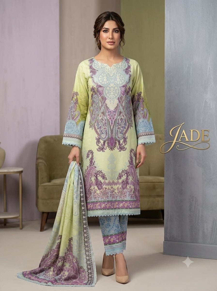 💚 Jade 3 Pcs Collection ✨Discover the beauty of rich jade tones only at ALISH FASHION.🌸👗