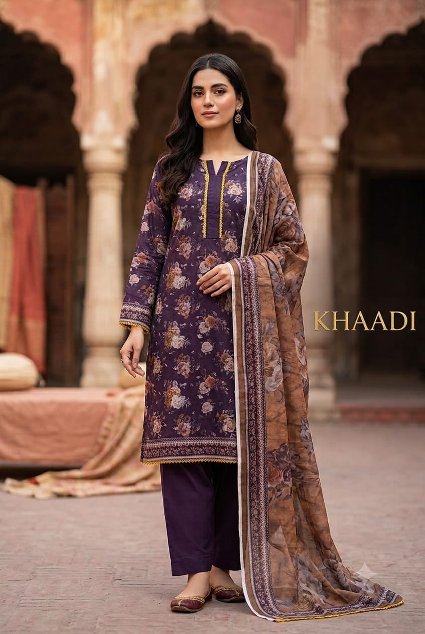 **Khaadi 3PCS β¨π | Elegant & Stylish Eastern Wear πΈπ« | Only at ALISH FASHION ποΈπ**