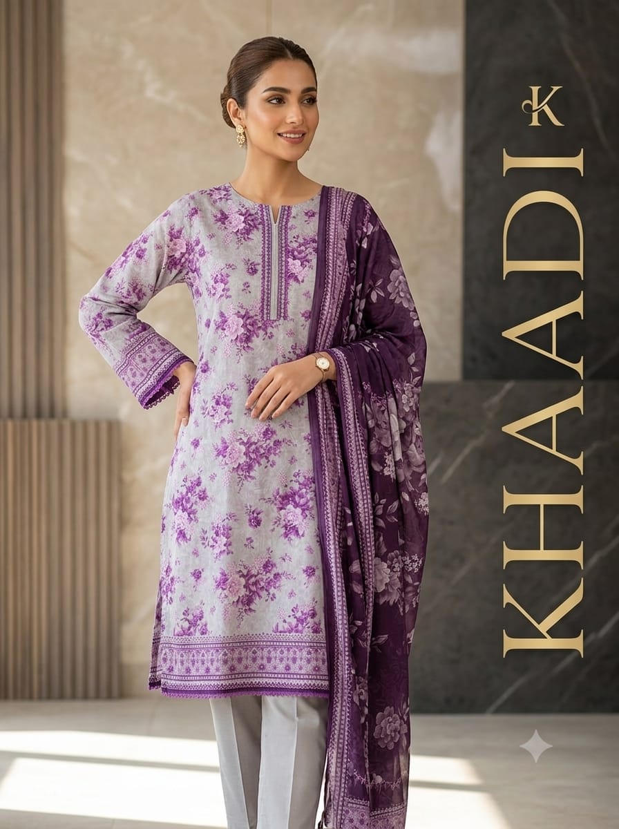 **Khaadi 3PCS β¨π | Elegant & Stylish Eastern Wear πΈπ« | Only at ALISH FASHION ποΈπ**