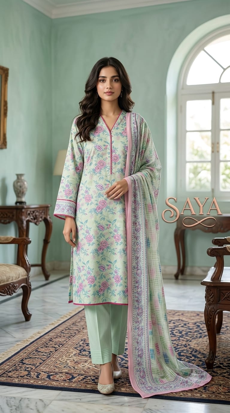 **Saya 3PCS ✨👗 | Elegant Everyday Style 🌸 | Only at ALISH FASHION 🛍️**
