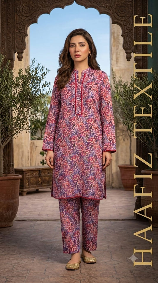 ✨ Hafiz Textile 2 Pcs Collection 👗Discover premium Hafiz Textile 2-piece stitched suitsonly at ALISH FASHION. 🌸